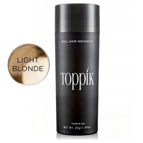 Toppik Keratynowe mikrowłókna zagęszczające do włosów 55g jasny blond
