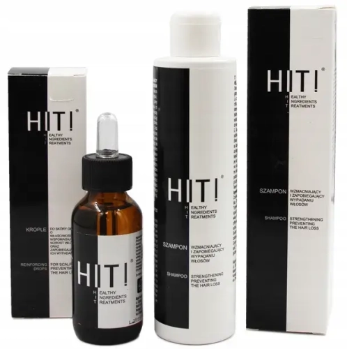 HIT! Zestaw przeciw wypadaniu włosów Szampon 200ml Serum do skóry głowy 60ml