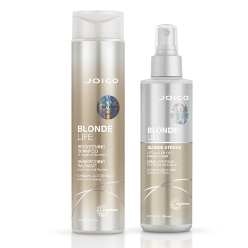 Joico blonde life Zestaw do włosów blond Szampon 300ml Odżywka bez spłukiwania 200ml
