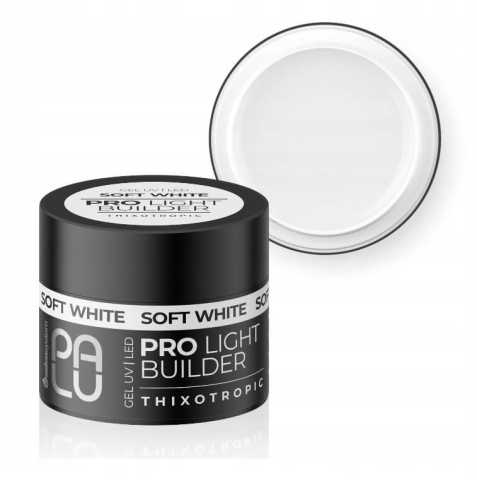 Palu pro light builder gel Żel budujący do paznokci soft white 45g