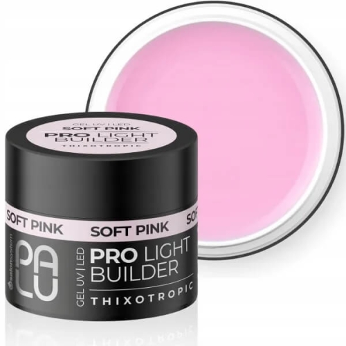 Palu pro light builder gel Żel budujący do paznokci soft pink 45g