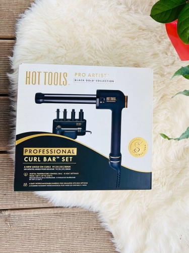 Hot Tools Lokówka łamana z wymiennymi końcówkami Curl bar set black