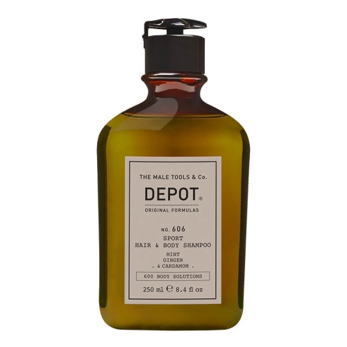 Depot no.606 sport hair and body Szampon odświeżający do włosów i ciała dla mężczyzn 250ml