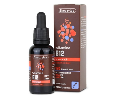 Skoczylas Witamina B12 w kroplach Suplement diety w kroplach 30ml