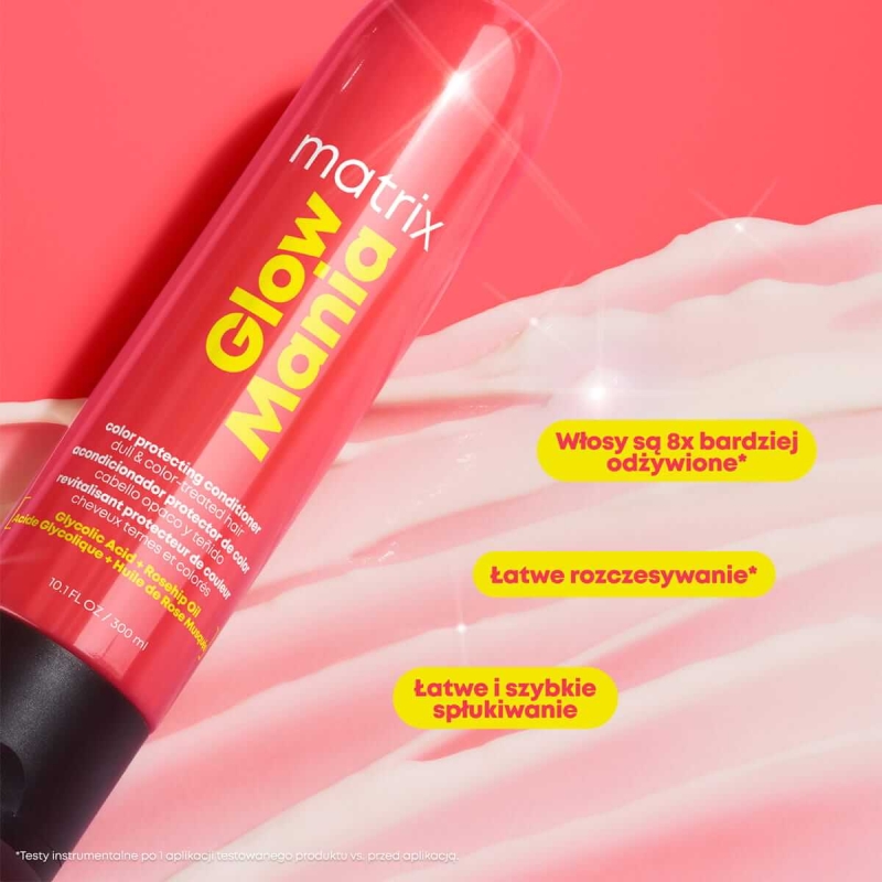 Matrix glow mania Odzywka nablyszczajaca do wlosow farbowanych.jpg
