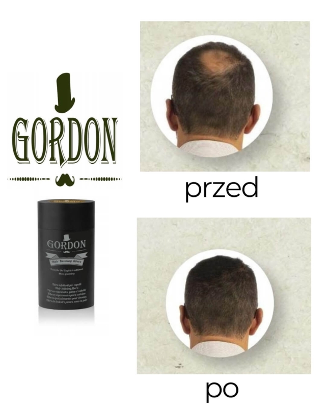 Gordon e661 c Włókna zagęszczające do włosów brązowe 22g.jpg