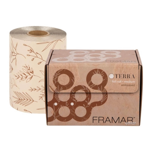 Framar terra neutrals Folia aluminiowa ryflowana w rolce