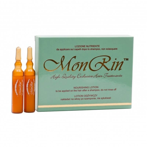 Monrin Lotion odżywczy w ampułkach do włosów zniszczonych bez spłukiwania 6x10ml