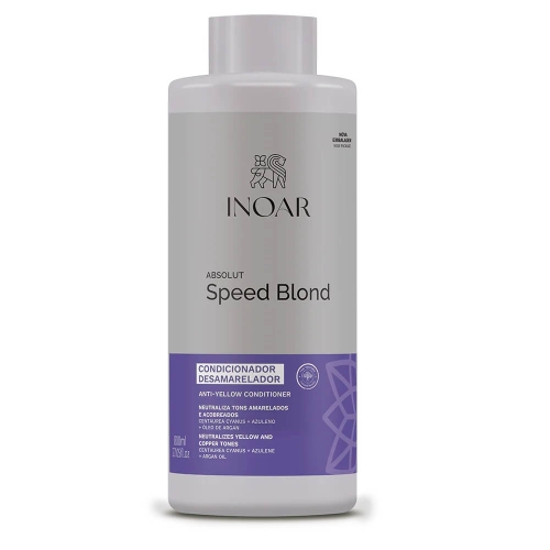 INOAR ABSOLUT Speed Blond - Odżywka dla włosów blond po keratynowym prostowaniu 800ml