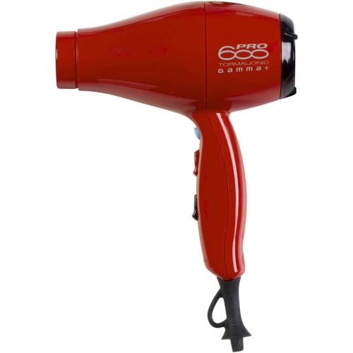 Gamma Piu 600 PRO Kompaktowa suszarka do włosów Czerwona