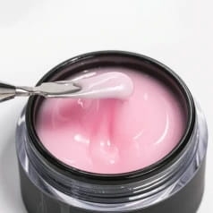 Yokaba 04 mask pink design uv/led  Żel samopoziomujący do paznokci różowy 50ml