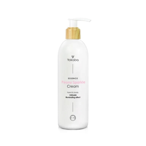 Yokaba peony sparkle hand&body Rozświetlający krem do ciała i dłoni 230ml