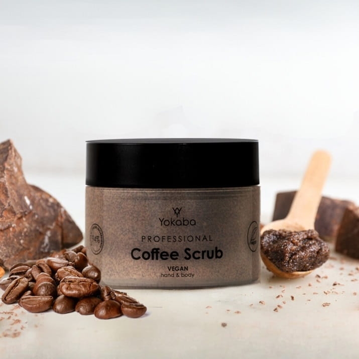 Yokaba coffee scrub hand&body Kawowy peeling do ciała i dłoni 200g