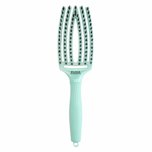 Olivia Garden  Finger Brush Szczotka rozczesująco-masująca arctic lights zielona