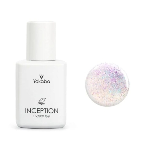Yokaba inception Samopoziomujący żel do paznokci z pędzelkiem 16 aurora 30ml