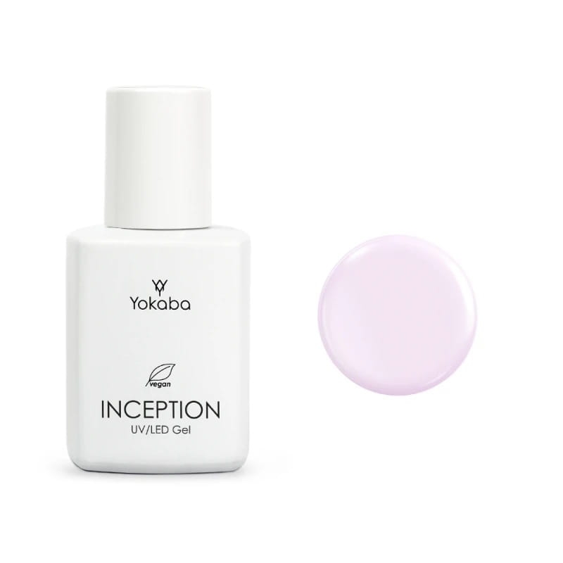 Yokaba inception Samopoziomujący żel do paznokci z pędzelkiem 08 lavender haze 30m