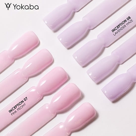 Yokaba inception Samopoziomujący żel do paznokci z pędzelkiem 08 lavender haze 30m