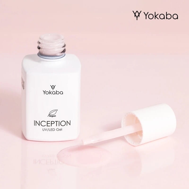 Yokaba inception Samopoziomujący żel do paznokci z pędzelkiem 09 french kiss 30ml