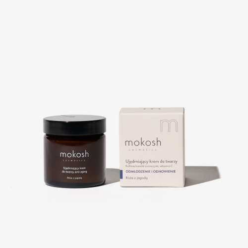 Mokosh Ujędrniający krem do twarzy anti-aging róża z jagodą 60ml