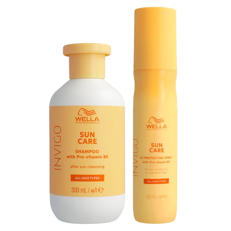 Wella invigo sun care Zestaw do włosów na słońce Szampon 300ml Spray 150ml.jpg