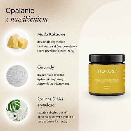 Mokosh Odżywczy samoopalacz do ciała marakuja 120ml