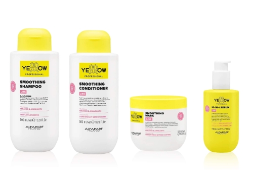 YELLOW LISS THERAPY - Szampon + odżywka + maska + serum do włosów po prostowaniu keratynowym ZESTAW