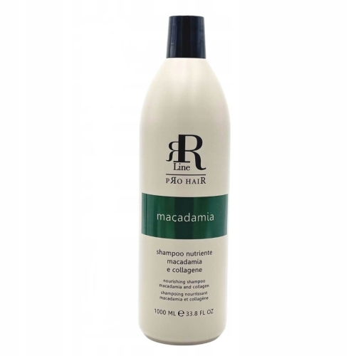 RR LINE MACADAMIA STAR -  Szampon odżywczo-nawilżający z olejkiem makadamia do włosów cienkich 1000ml