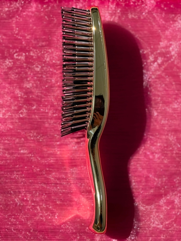 Scalp brush Borovsky gold Szczotka do pielęgnacji włosów i skóry głowy złota.jpg