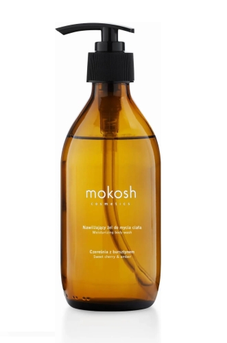 Mokosh Nawilżający żel do mycia ciała czereśnia z bursztynem 300ml