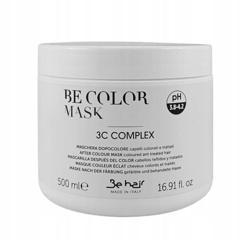 BE HAIR BE COLOR 3C complex Odżywcza maska z kawiorem, keratyną i kolagenem 500ml.jpg