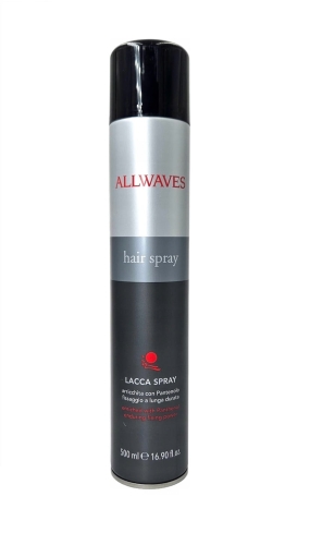 Allwaves hair spray extra strong Lakier do włosów bardzo mocny 500ml