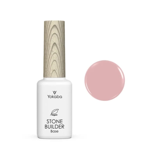 Yokaba baza hybrydowa do paznokci 06 bubble pink stone 12ml