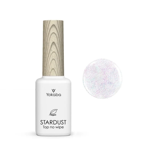 Yokaba top no wipe 02 stardust holo Top do paznokci 12ml