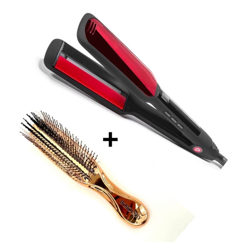 Upgrade keratin prostownica + szczotka borovsky scalp brush.jpg