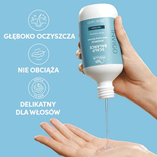 Wella professionals invigo pure oily scalp Szampon głęboko oczyszczający 1000ml