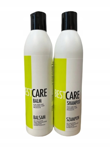 Best Care Zestaw do włosów syntetycznych i peruk szampon 275ml i odżywka 275ml