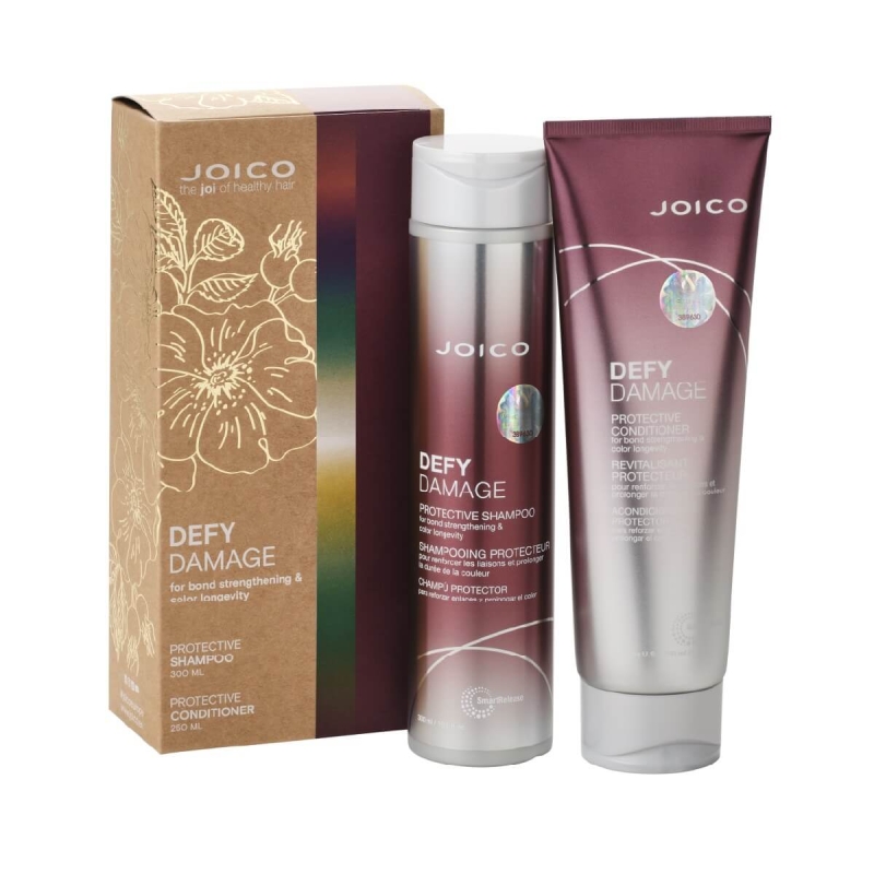 Joico defy damage Zestaw do włosów zniszczonych szampon 300ml odżywka 250ml.jpg