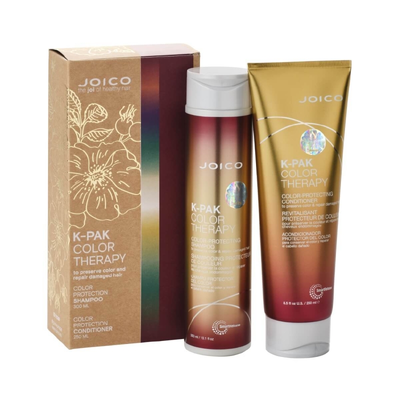 JOICO K-PAK Color therapy Zestaw Szampon 300ml + odżywka 250ml do włosów farbowanych.jpg