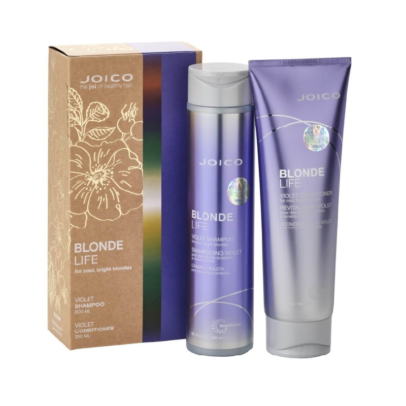 Joico blonde life violet Zestaw Szampon 300ml Odżywka 250ml do włosów blond.jpg