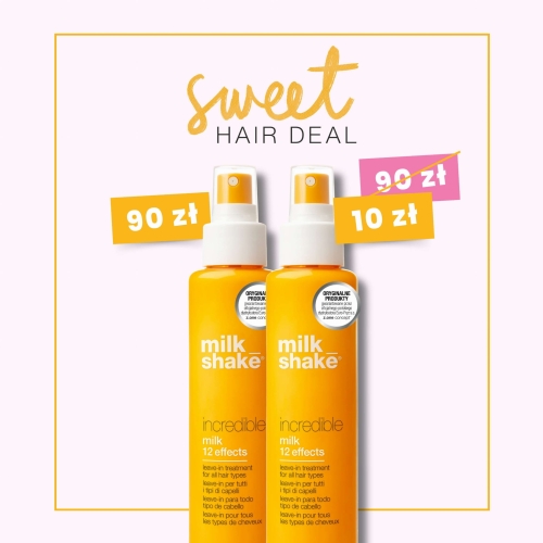 Milk shake incredible milk Odżywka do włosów 12w1 2x150ml sweet deal