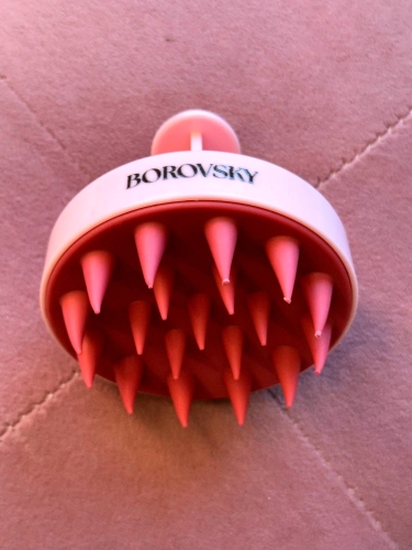 Borovsky scalp rose Masażer do skóry głowy różowy