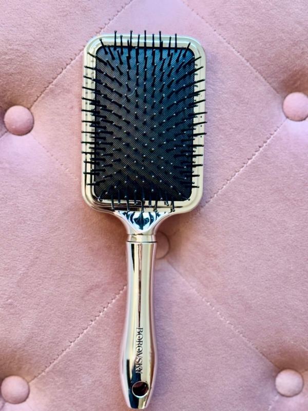Paddle brush Borovsky silver Szczotka do rozczesywania srebrna.jpg