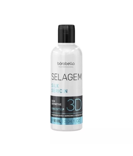 Borabella selagem silk 3d nanoplastia Kuracja do prostowania włosów cienkich 90ml