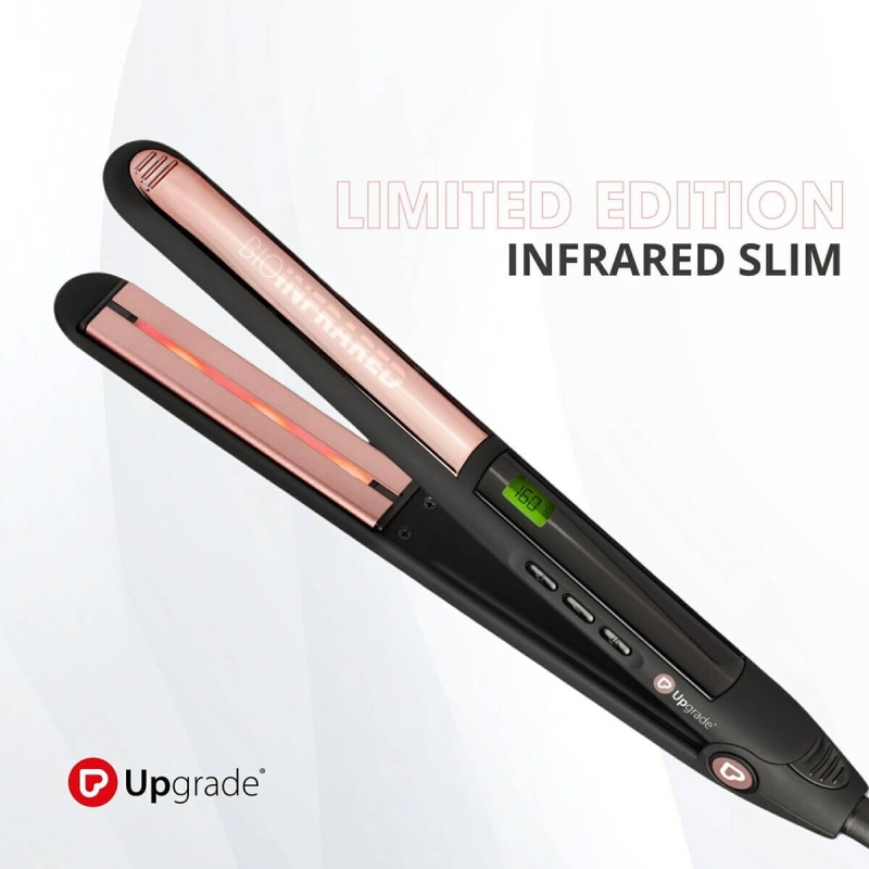 Upgrade bio-infrared UG90ELE Różowa prostownica do włosów z technologią podczerwieni wąska.jpg