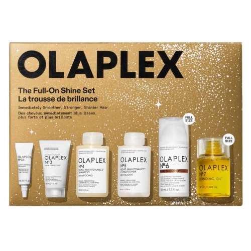 Olaplex the full on shine set Zestaw regenerujący i nabłyszczający włosy