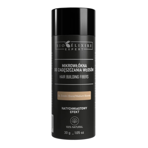 Bioelixire expert Mikrowłókna bawełniane do zagęszczania włosów 30g średni blond