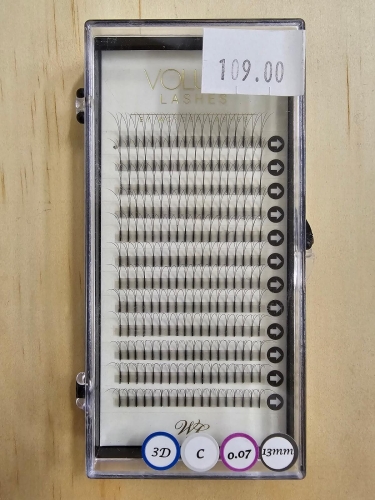 Volume lashes Rzęsy 3D C 0.07 13mm outlet