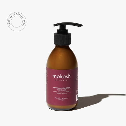 Mokosh Nawilżająco rozświetlający lotion do ciała czereśnia z bursztynem 200ml