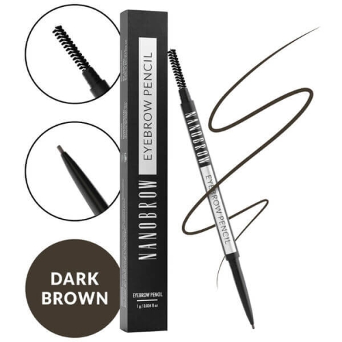 Nanobrow eyebrow pencil Kredka do brwi 1g dark brown