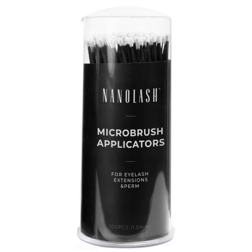 Nanolash microbrush Bezwłókienkowe aplikatory do rzęs 1.5mm 100 szt